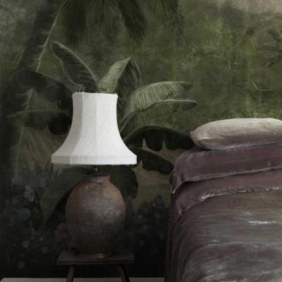 Papier peint jungle panoramique de luxe Kodo Sage