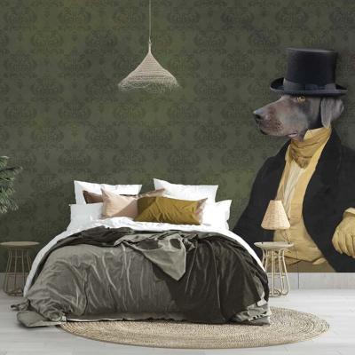 Papier peint chien habill Braque allemand costum Hugo