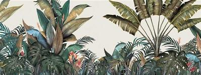 Papier peint feuillage tropical Fento